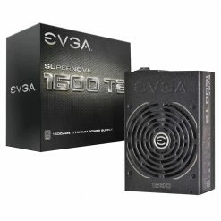 EVGA SuperNOVA 1600 T2 1600W Watt 80 Plus Titanium ATX Fully Modular Power Supply -Intel core Shop 0457347 912378 05 front zoom