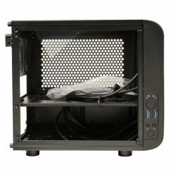 Thermaltake Core V1 Mini-ITX Mini-Tower Computer Case - Black -Intel core Shop 433817 287367 03 front zoom