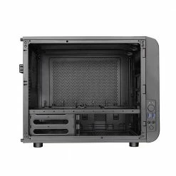 Thermaltake Core V21 MicroATX Mini-Tower Computer Case - Black -Intel core Shop 443410 587063 06 front zoom