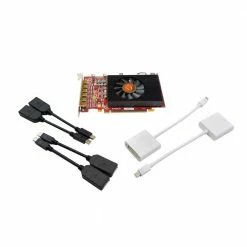 Visiontek AMD Radeon HD 7750 Low-Profile Single-Fan 2GB GDDR5 PCIe 3.0 Graphics Card -Intel core Shop 462021 010124 04 front zoom