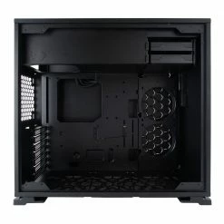 Inwin 101 Tempered Glass ATX Mid-Tower Computer Case - Black -Intel core Shop 487386 789446 04 front zoom