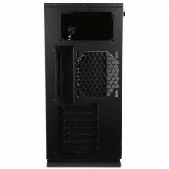 Inwin 101 Tempered Glass ATX Mid-Tower Computer Case - Black -Intel core Shop 487386 789446 05 front zoom