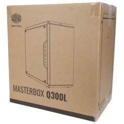 Cooler Master MasterBox Q300L MicroATX Mini Tower Computer Case - Black -Intel core Shop 503389 710970 07 front zoom