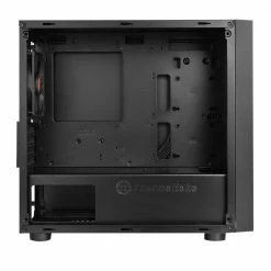 Thermaltake Versa H17 MicroATX Mini Tower Computer Case - Black -Intel core Shop 504427 725408 03 front zoom