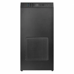 Thermaltake Versa H17 MicroATX Mini Tower Computer Case - Black -Intel core Shop 504427 725408 04 front zoom