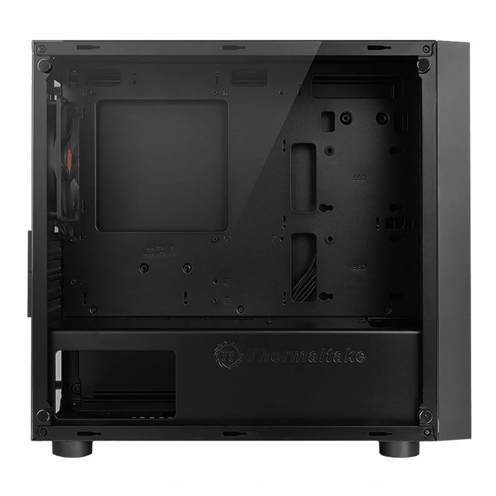 Thermaltake Versa H18 Tempered Glass MicroATX Mini-Tower Computer Case - Black 4 Thermaltake Versa H18 Tempered Glass MicroATX Mini-Tower Computer Case - Black - Image 4