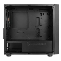 Thermaltake Versa H18 Tempered Glass MicroATX Mini-Tower Computer Case - Black 10 Thermaltake Versa H18 Tempered Glass MicroATX Mini-Tower Computer Case - Black -Intel core Shop 504432 725416 05 front zoom