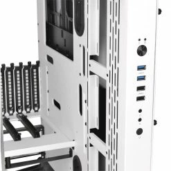 Thermaltake Core P3 Tempered Glass ATX Mid-Tower Computer Case - Snow -Intel core Shop 505129 748913 03 front zoom