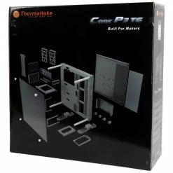 Thermaltake Core P3 Tempered Glass ATX Mid-Tower Computer Case - Black -Intel core Shop 505130 748905 05 front zoom