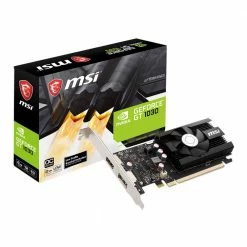 MSI NVIDIA GeForce GT 1030 2GD4 LP Overclocked Single-Fan 2GB GDDR4 PCIe 3.0 Graphics Card -Intel core Shop 508643 251686 04 package zoom
