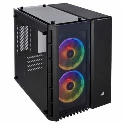 Corsair Crystal 280X RGB Tempered Glass MicroATX Mini-Tower Computer Case