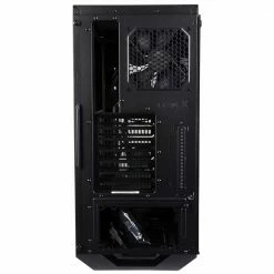 Cooler Master MasterCase H500 RGB Tempered Glass ATX Mid-Tower Computer Case - Iron Gray -Intel core Shop 511801 870741 05 front zoom