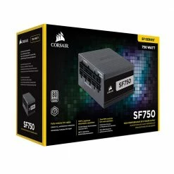 Corsair SF750 750 Watt 80 Plus Platinum SFX Fully Modular Power Supply -Intel core Shop 601213 162057 06 package zoom