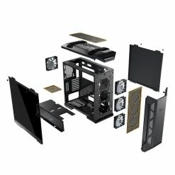 ASUS TUF Gaming GT501 RGB Tempered Glass ATX Mid-Tower Computer Case 9 ASUS TUF Gaming GT501 RGB Tempered Glass ATX Mid-Tower Computer Case -Intel core Shop 601243 874040 05 front zoom