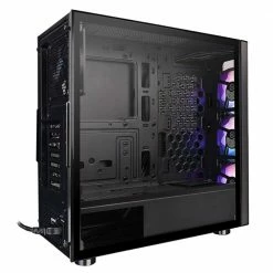 Thermaltake Level 20 MT ARGB ATX Mid-Tower Computer Case - Black -Intel core Shop 601926 898767 05 front zoom
