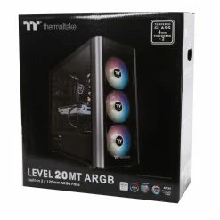 Thermaltake Level 20 MT ARGB ATX Mid-Tower Computer Case - Black -Intel core Shop 601926 898767 07 package zoom