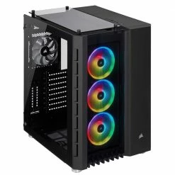 Corsair Crystal Series 680X RGB Tempered Glass ATX Mid-Tower Computer Case - Black
