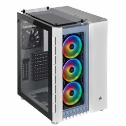 Corsair Crystal Series 680X RGB Tempered Glass ATX Mid-Tower Computer Case - White