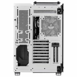 Corsair Crystal Series 680X RGB Tempered Glass ATX Mid-Tower Computer Case - White -Intel core Shop 602058 880385 04 front zoom