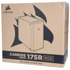 Corsair Carbide Series 175R RGB ATX Mid-Tower Computer Case - Black -Intel core Shop 604015 907303 05 package zoom