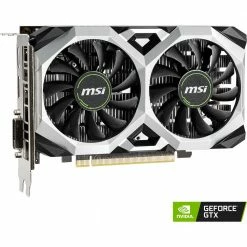 MSI NVIDIA GeForce GTX 1650 Ventus XS Overclocked Dual-Fan 4GB GDDR5 PCIe 3.0 Graphics Card