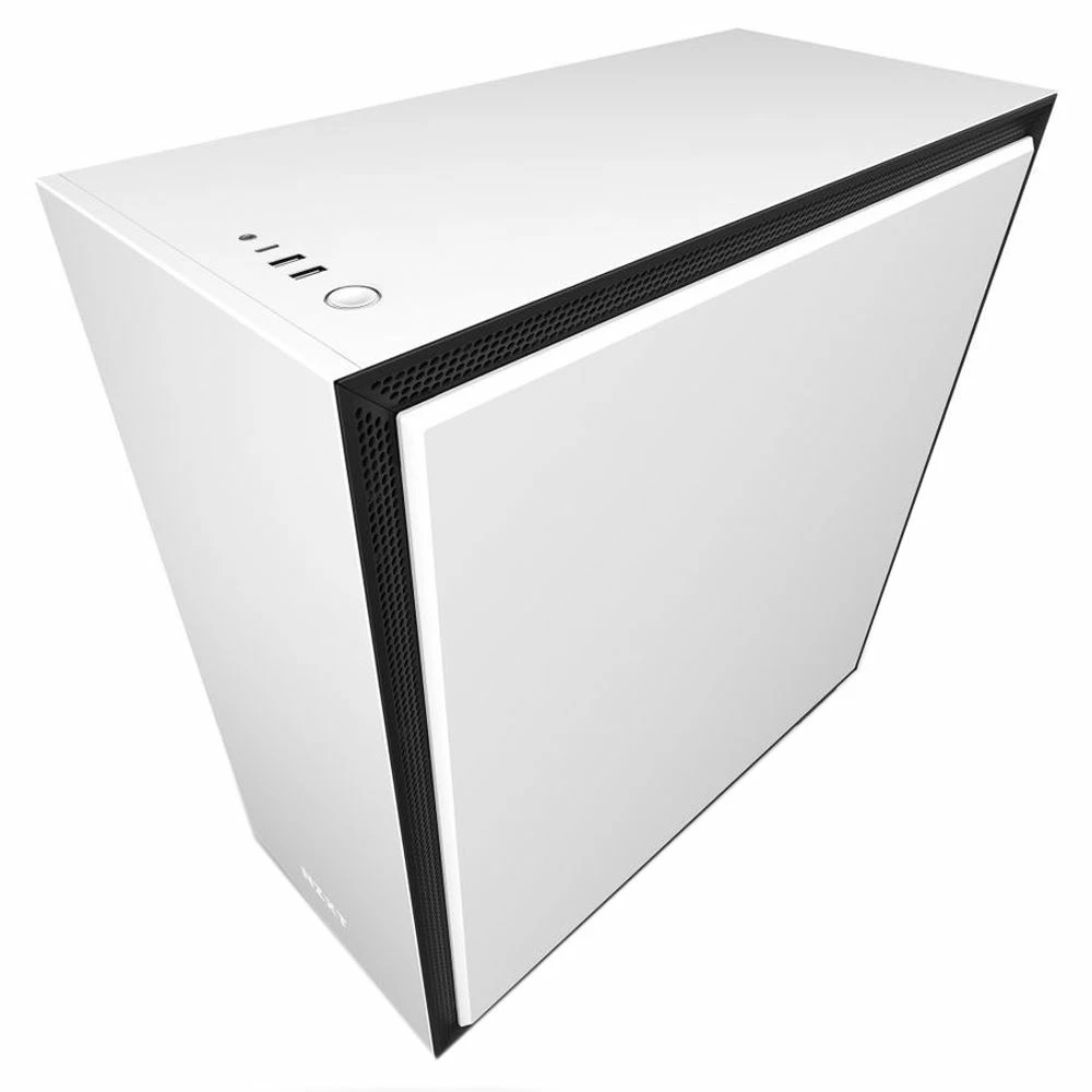 NZXT H710i Tempered Glass ATX Mid Tower Computer Case - White 3 NZXT H710i Tempered Glass ATX Mid Tower Computer Case - White - Image 3