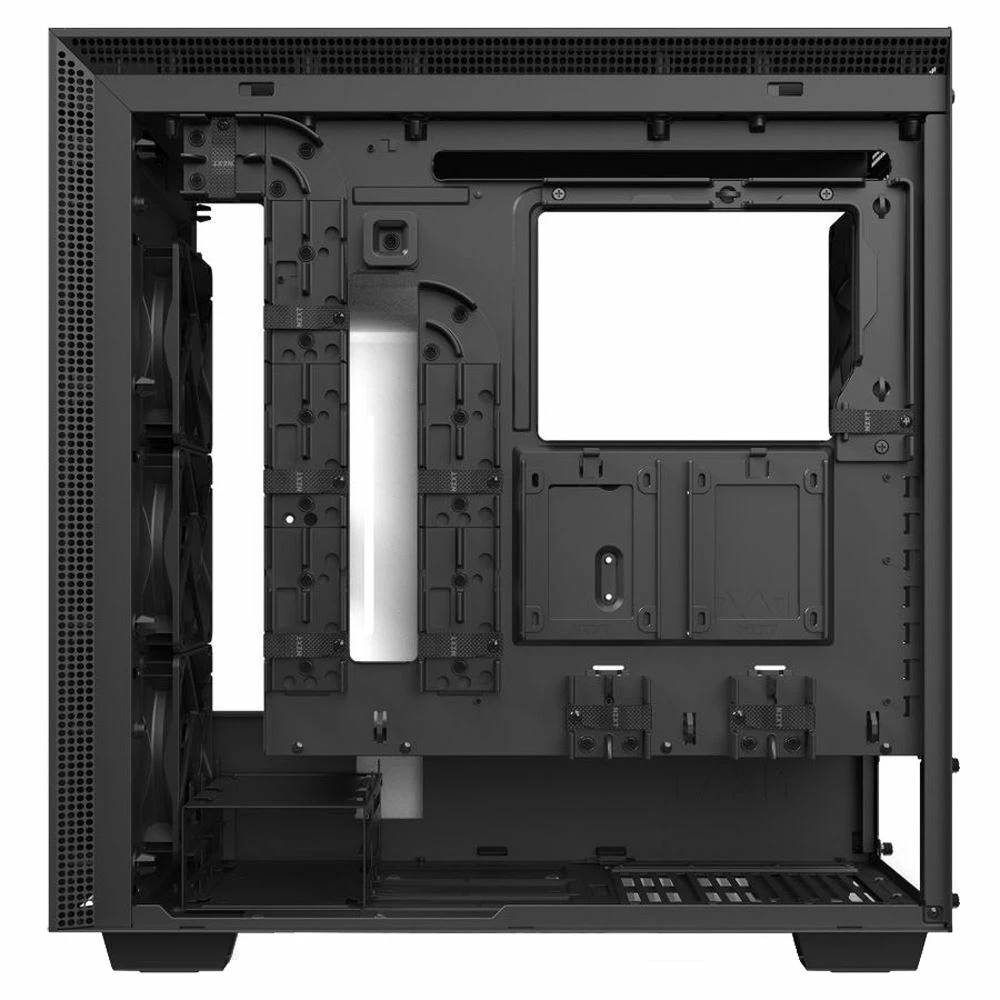 NZXT H710i Tempered Glass ATX Mid Tower Computer Case - White 5 NZXT H710i Tempered Glass ATX Mid Tower Computer Case - White - Image 5