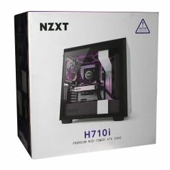 NZXT H710i Tempered Glass ATX Mid Tower Computer Case - White 15 NZXT H710i Tempered Glass ATX Mid Tower Computer Case - White -Intel core Shop 606970 956623 08 package zoom