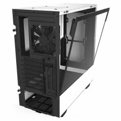NZXT H510i Tempered Glass ATX Mid-Tower Computer Case - White/Black -Intel core Shop 606974 937235 03 front zoom