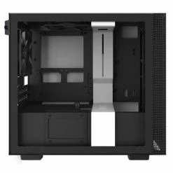 NZXT H210i Tempered Glass Mini-ITX Mini-Tower Computer Case - White/Black -Intel core Shop 606976 937292 03 front zoom