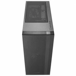 Cooler Master NR600 MasterBox Tempered Glass ATX Mid Tower Computer Case - Black -Intel core Shop 606985 937185 06 front zoom