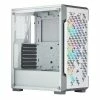Corsair ICUE 220T Tempered Glass RGB ATX Mid-Tower Computer Case - White