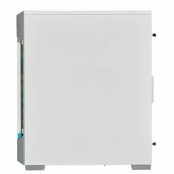 Corsair ICUE 220T Tempered Glass RGB ATX Mid-Tower Computer Case - White -Intel core Shop 607530 955138 05 front zoom