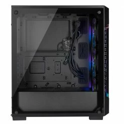 Corsair ICUE 220T Tempered Glass RGB ATX Mid-Tower Computer Case - Black -Intel core Shop 607531 955112 06 front zoom
