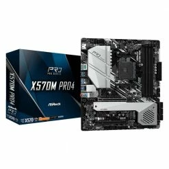 ASRock X570M PRO4 AMD AM4 MicroATX Motherboard -Intel core Shop 608730 957134 05 package zoom