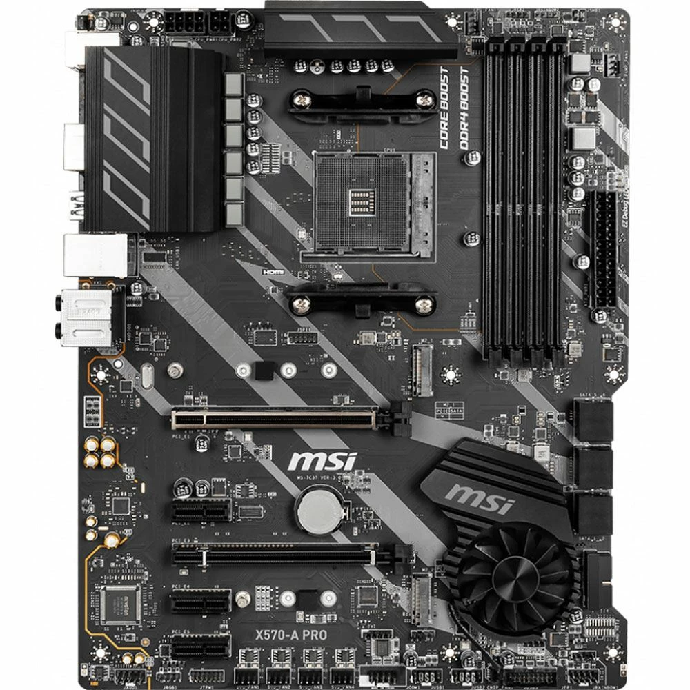 MSI X570-A Pro AM4 ATX AMD Motherboard 1 MSI X570-A Pro AM4 ATX AMD Motherboard