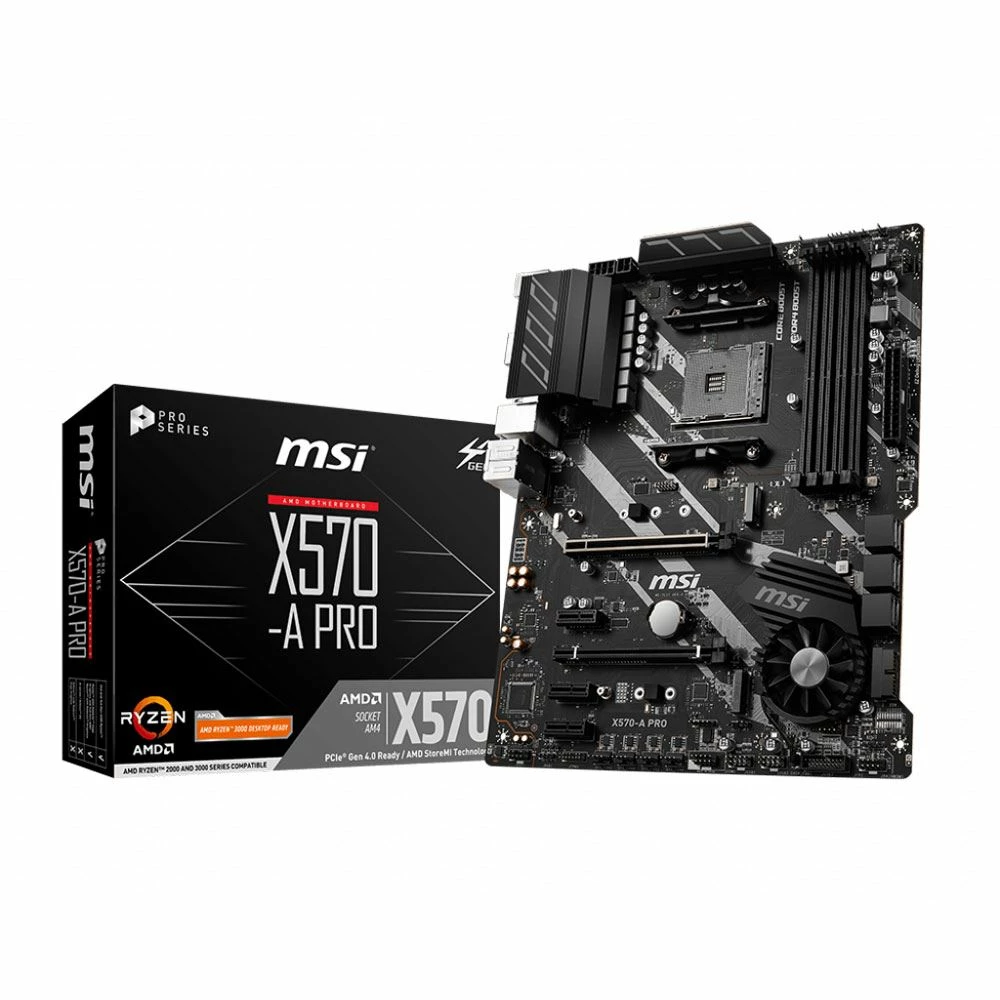 MSI X570-A Pro AM4 ATX AMD Motherboard 4 MSI X570-A Pro AM4 ATX AMD Motherboard - Image 4