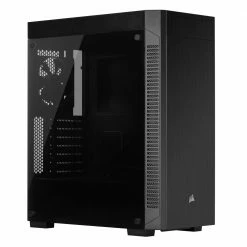 Corsair 110R Tempered Glass ATX Mid-Tower Computer Case - Black -Intel core Shop 610144 973669 03 front zoom