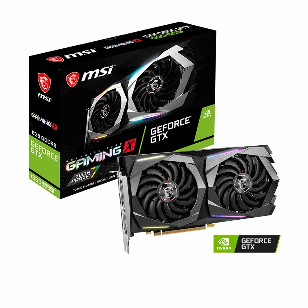 MSI NVIDIA GeForce GTX 1660 Super Gaming X Overclocked Dual-Fan PCIe 3.0 Graphics Card 4 MSI NVIDIA GeForce GTX 1660 Super Gaming X Overclocked Dual-Fan PCIe 3.0 Graphics Card - Image 4