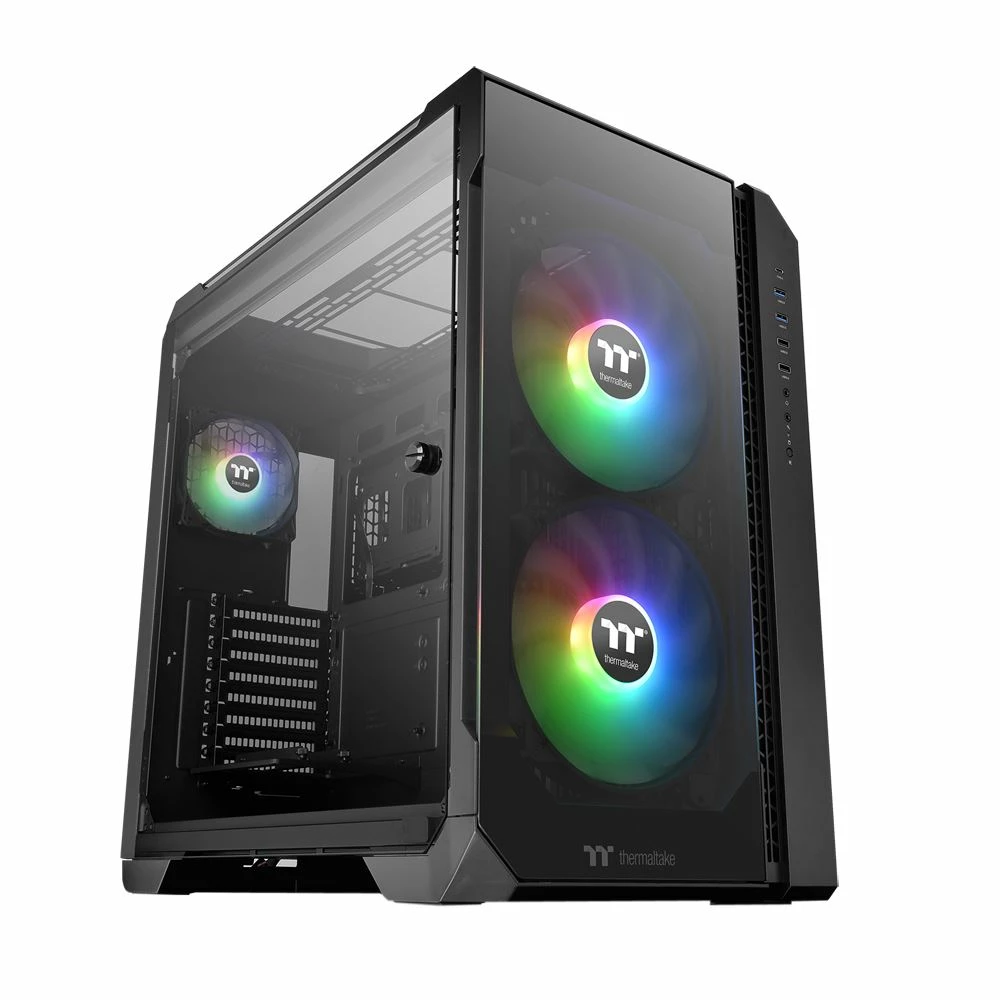 Thermaltake View 51 Tempered Glass EATX Full Tower Computer Case - Black 1 Thermaltake View 51 Tempered Glass EATX Full Tower Computer Case - Black