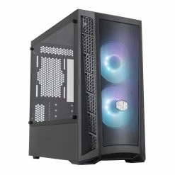 Cooler Master MASTERBOX MB311L ARGB Tempered Glass MicroATX Mini Tower Computer Case - Black