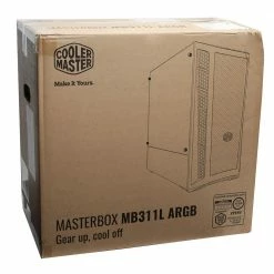Cooler Master MASTERBOX MB311L ARGB Tempered Glass MicroATX Mini Tower Computer Case - Black -Intel core Shop 621146 126961 07 package zoom