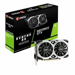 MSI NVIDIA GeForce GTX 1650 Ventus XS Overclocked Dual-Fan 4GB GDDR6 PCIe Graphics Card -Intel core Shop 623511 113860 04 front zoom