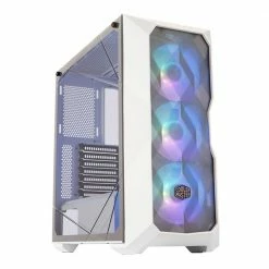 Cooler Master MASTERBOX TD500 MESH Tempered Glass EATX Full Tower Computer Case - White