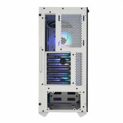 Cooler Master MASTERBOX TD500 MESH Tempered Glass EATX Full Tower Computer Case - White -Intel core Shop 623589 122309 05 front zoom