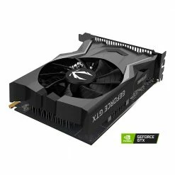 Zotac NVIDIA GeForce GTX 1650 Overclocked Duel-Fan 4GB GDDR5 PCIe 3.0 Graphics Card -Intel core Shop 624227 144105 03 front zoom