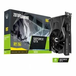 Zotac NVIDIA GeForce GTX 1650 Overclocked Duel-Fan 4GB GDDR5 PCIe 3.0 Graphics Card -Intel core Shop 624227 144105 06 package zoom