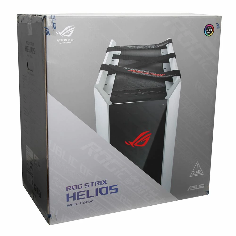 ASUS ROG Strix Helios GX601 RGB Tempered Glass ATX Mid-Tower Computer Case - White Edition 6 ASUS ROG Strix Helios GX601 RGB Tempered Glass ATX Mid-Tower Computer Case - White Edition - Image 6