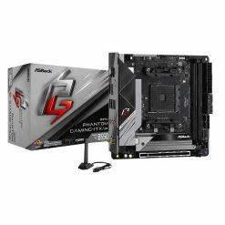ASRock B550 Phantom Gaming AMD AM4 Mini-ITX Motherboard -Intel core Shop 625307 134296 04 front zoom