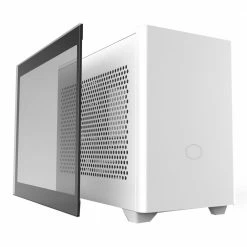 Cooler Master NR200P Small Form Factor Mini-ITX Case - White Tempered Glass Or Vented Panel Option; PCI Riser Cable; Triple-slot GPU; Tool-Free And 360 Degree Accessibility